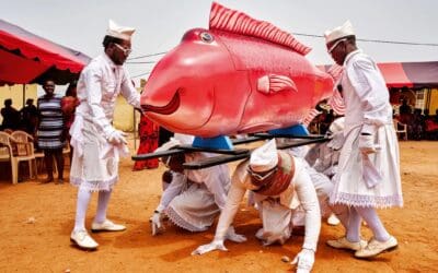 The coffins in Ghana made to tell the story of a life